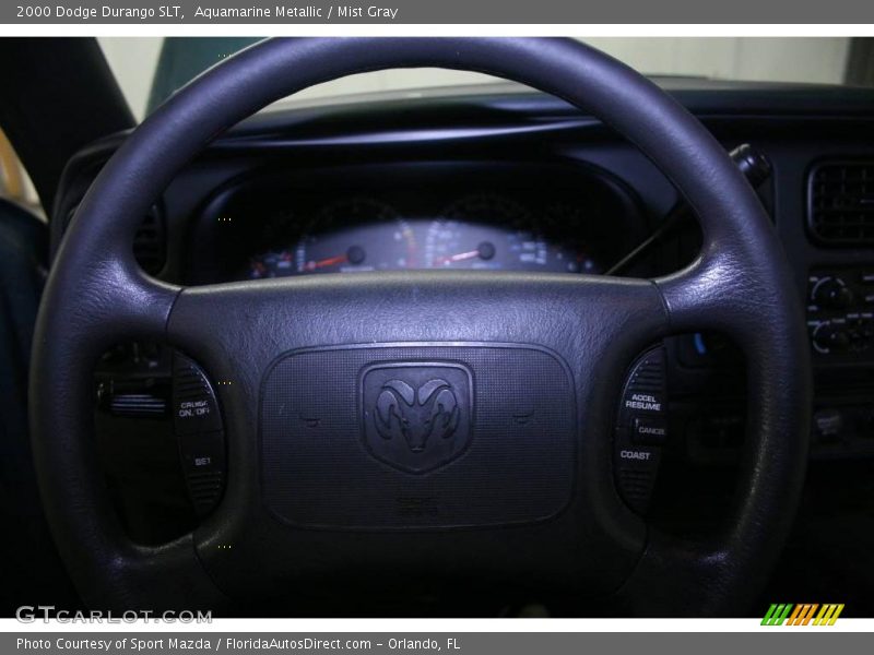 Aquamarine Metallic / Mist Gray 2000 Dodge Durango SLT