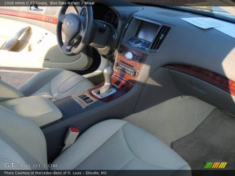 Blue Slate Metallic / Wheat 2008 Infiniti G 37 Coupe