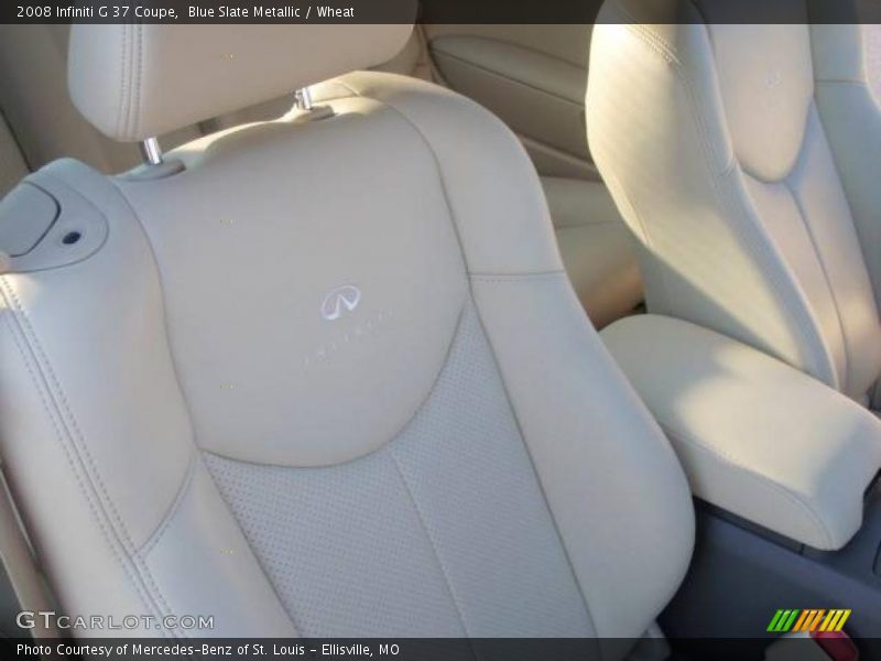 Blue Slate Metallic / Wheat 2008 Infiniti G 37 Coupe