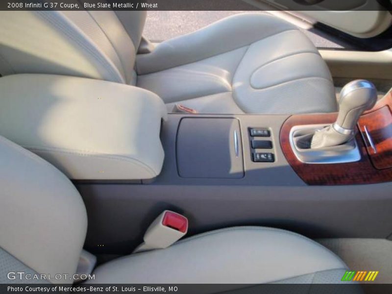 Blue Slate Metallic / Wheat 2008 Infiniti G 37 Coupe
