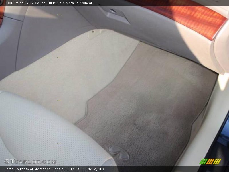 Blue Slate Metallic / Wheat 2008 Infiniti G 37 Coupe