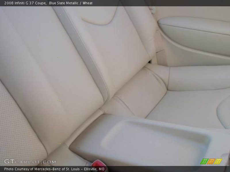 Blue Slate Metallic / Wheat 2008 Infiniti G 37 Coupe