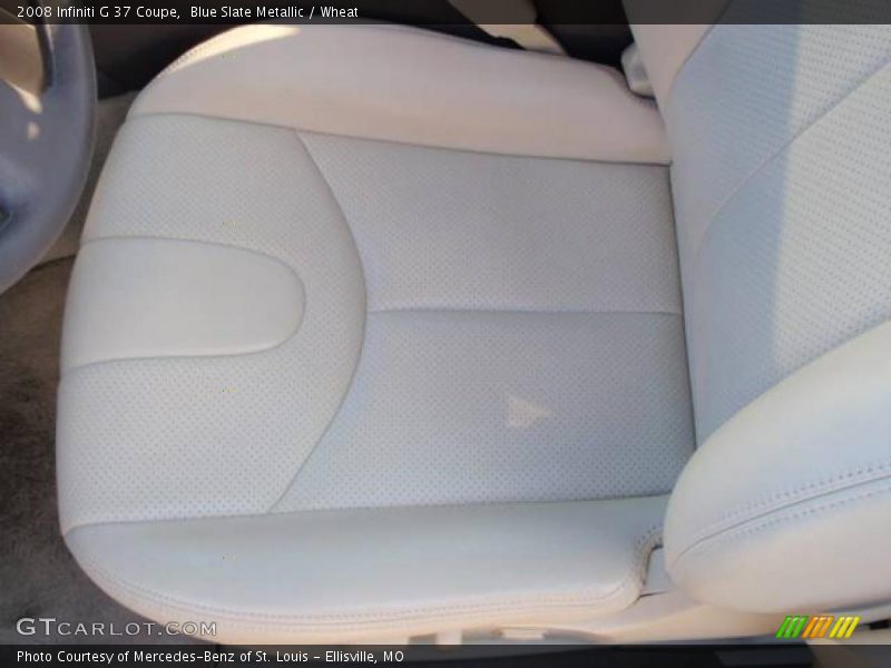 Blue Slate Metallic / Wheat 2008 Infiniti G 37 Coupe