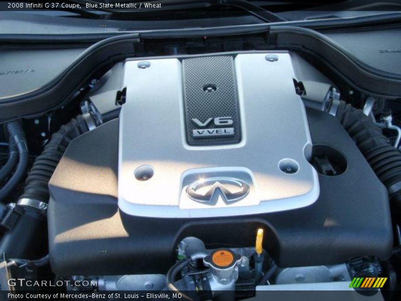Blue Slate Metallic / Wheat 2008 Infiniti G 37 Coupe