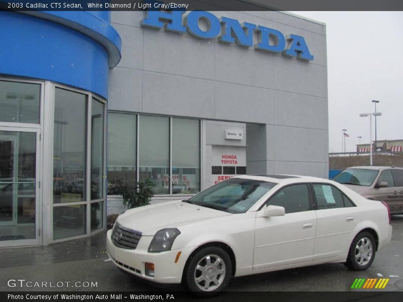 White Diamond / Light Gray/Ebony 2003 Cadillac CTS Sedan