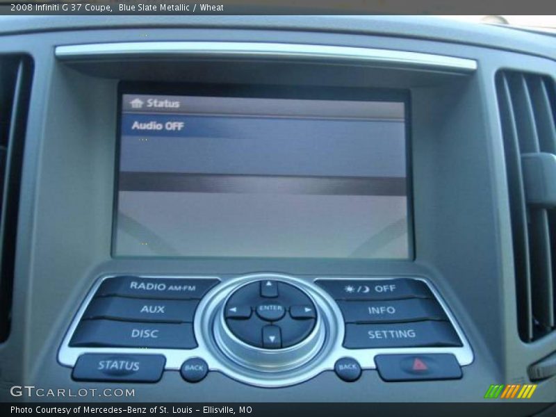 Blue Slate Metallic / Wheat 2008 Infiniti G 37 Coupe