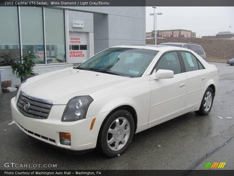 White Diamond / Light Gray/Ebony 2003 Cadillac CTS Sedan