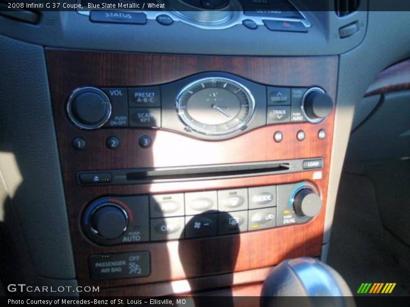 Blue Slate Metallic / Wheat 2008 Infiniti G 37 Coupe