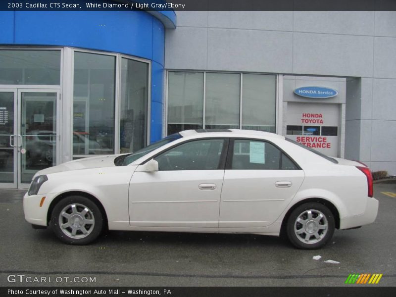 White Diamond / Light Gray/Ebony 2003 Cadillac CTS Sedan