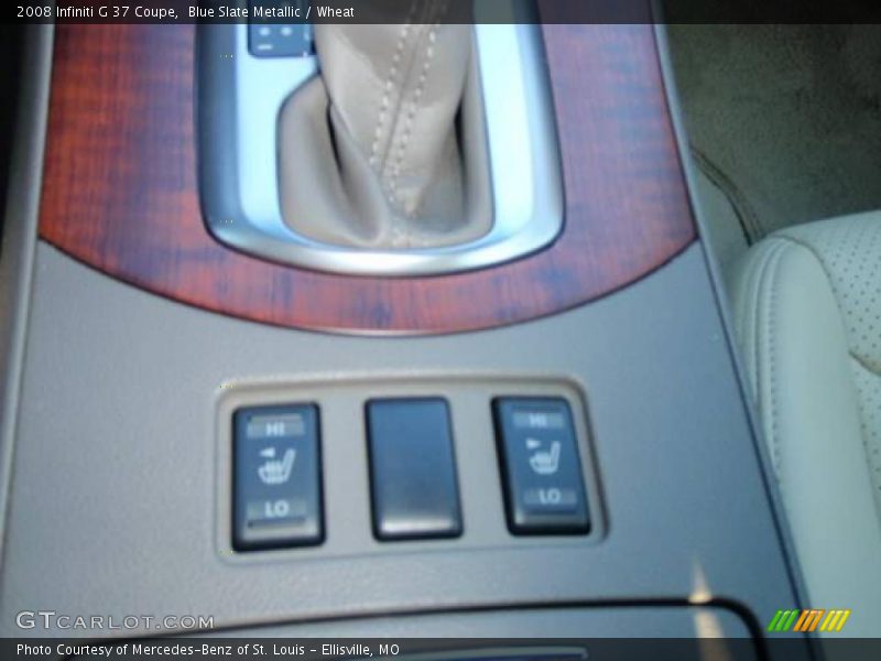 Blue Slate Metallic / Wheat 2008 Infiniti G 37 Coupe