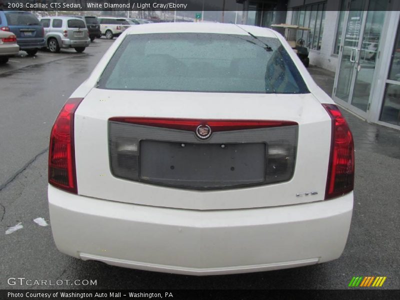 White Diamond / Light Gray/Ebony 2003 Cadillac CTS Sedan