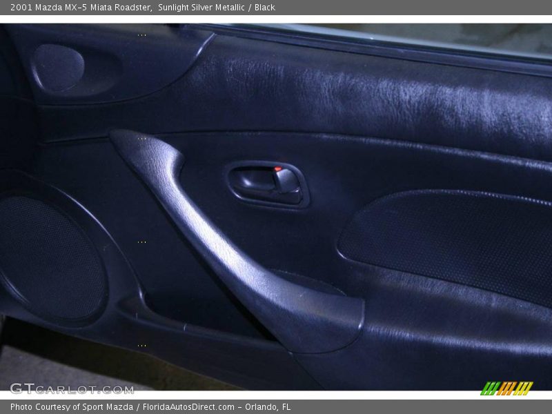 Sunlight Silver Metallic / Black 2001 Mazda MX-5 Miata Roadster