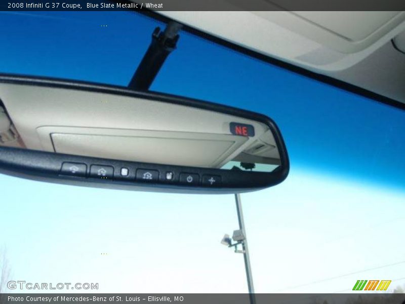 Blue Slate Metallic / Wheat 2008 Infiniti G 37 Coupe
