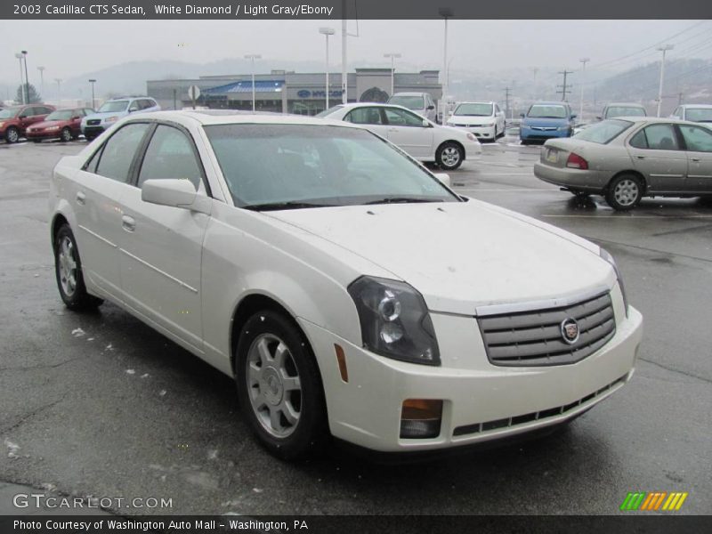 White Diamond / Light Gray/Ebony 2003 Cadillac CTS Sedan