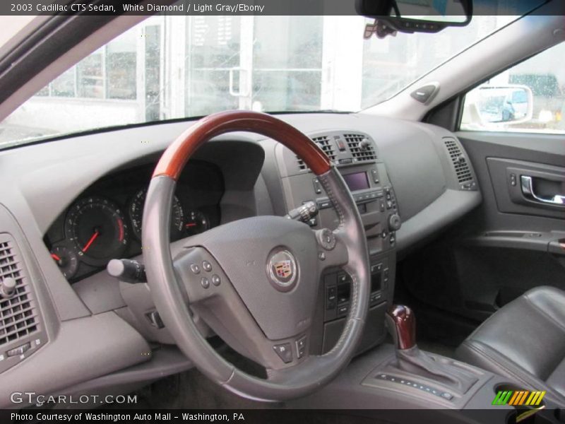 White Diamond / Light Gray/Ebony 2003 Cadillac CTS Sedan