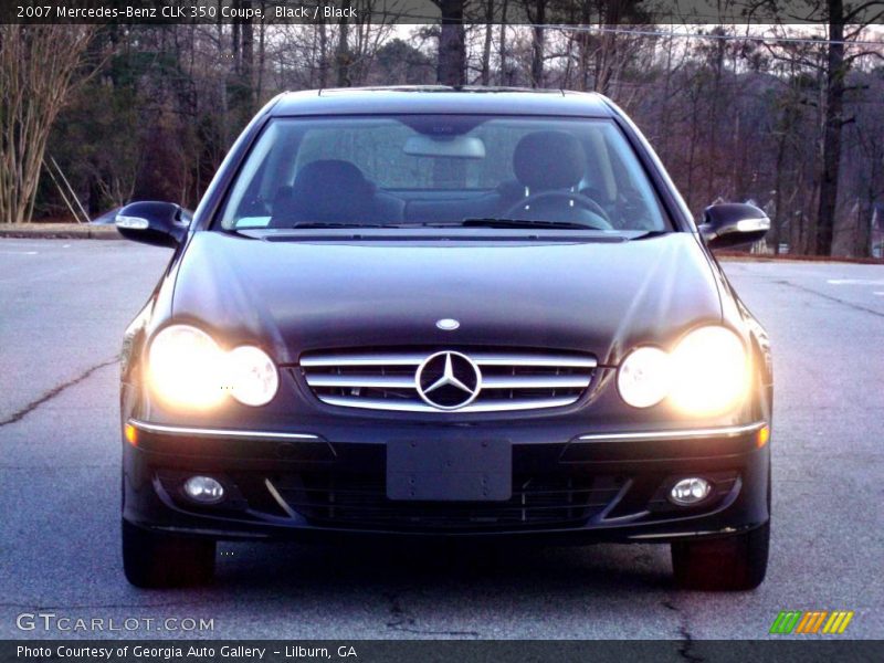 Black / Black 2007 Mercedes-Benz CLK 350 Coupe