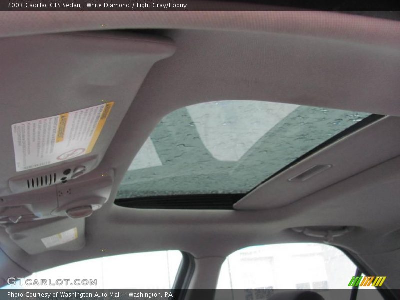 White Diamond / Light Gray/Ebony 2003 Cadillac CTS Sedan