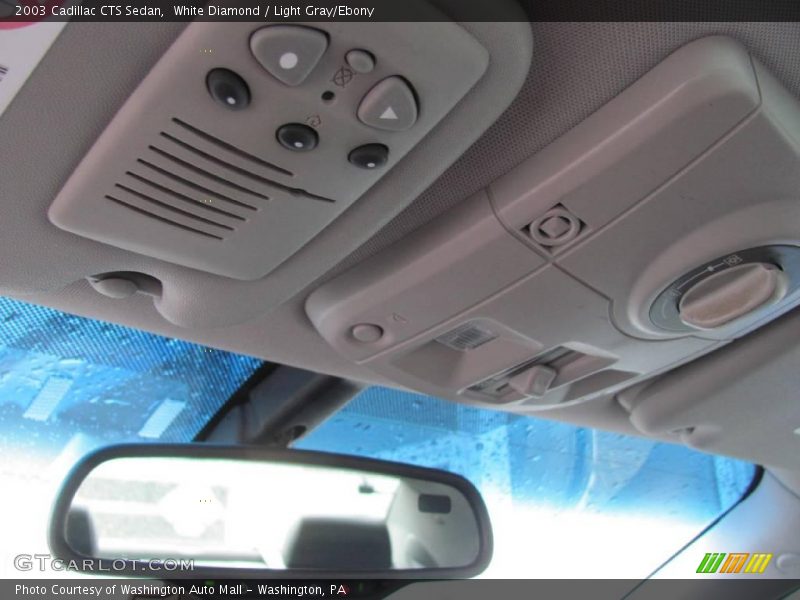 White Diamond / Light Gray/Ebony 2003 Cadillac CTS Sedan