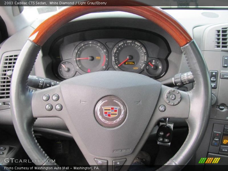White Diamond / Light Gray/Ebony 2003 Cadillac CTS Sedan