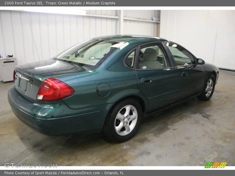 Tropic Green Metallic / Medium Graphite 2000 Ford Taurus SES