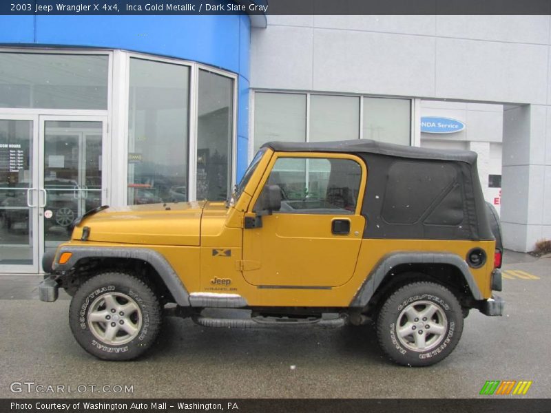  2003 Wrangler X 4x4 Inca Gold Metallic
