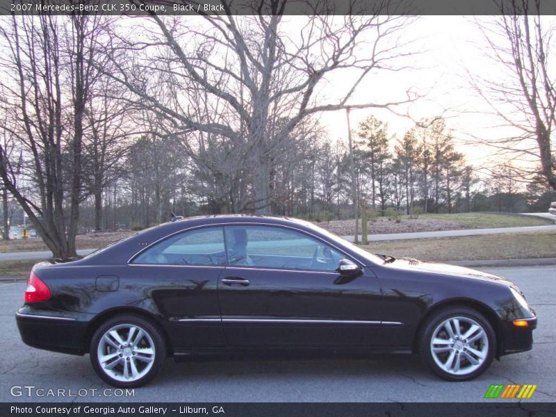 Black / Black 2007 Mercedes-Benz CLK 350 Coupe