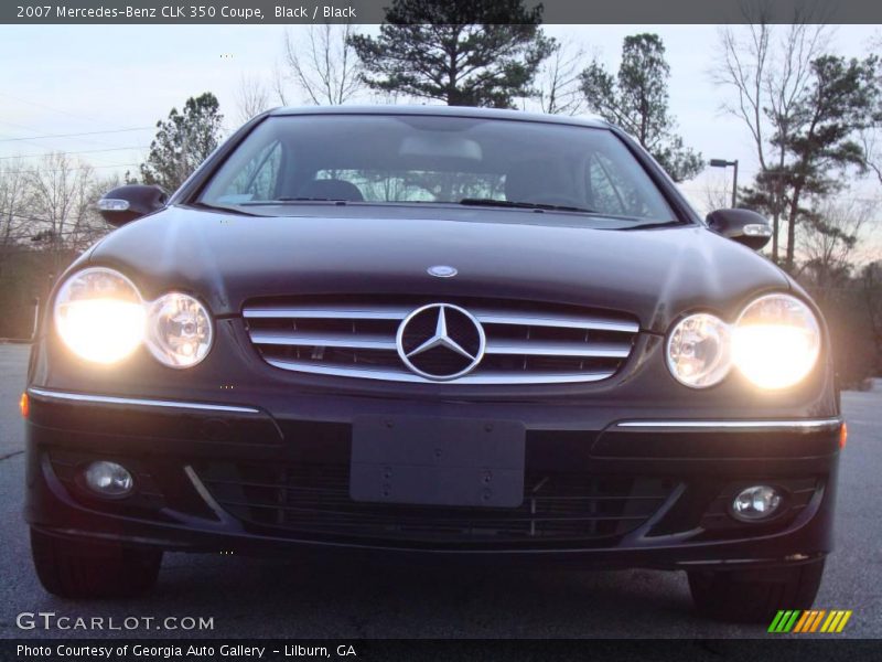 Black / Black 2007 Mercedes-Benz CLK 350 Coupe