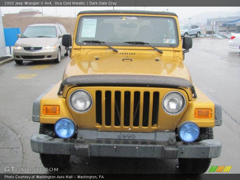 Inca Gold Metallic / Dark Slate Gray 2003 Jeep Wrangler X 4x4