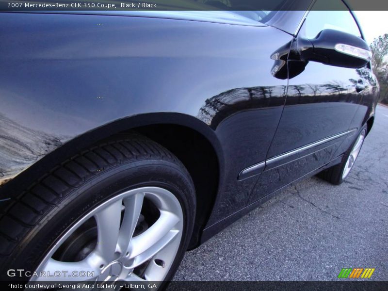 Black / Black 2007 Mercedes-Benz CLK 350 Coupe