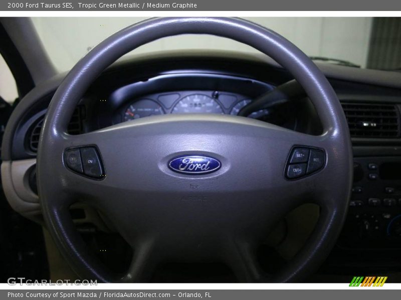 Tropic Green Metallic / Medium Graphite 2000 Ford Taurus SES