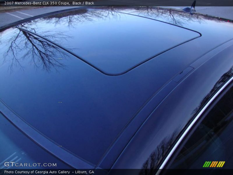 Black / Black 2007 Mercedes-Benz CLK 350 Coupe