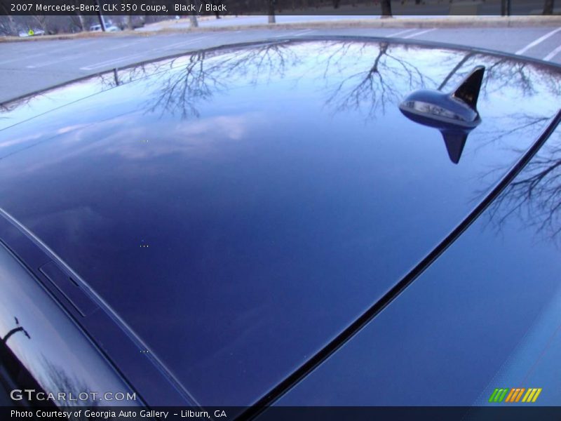 Black / Black 2007 Mercedes-Benz CLK 350 Coupe