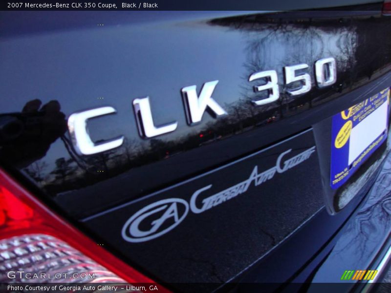 Black / Black 2007 Mercedes-Benz CLK 350 Coupe