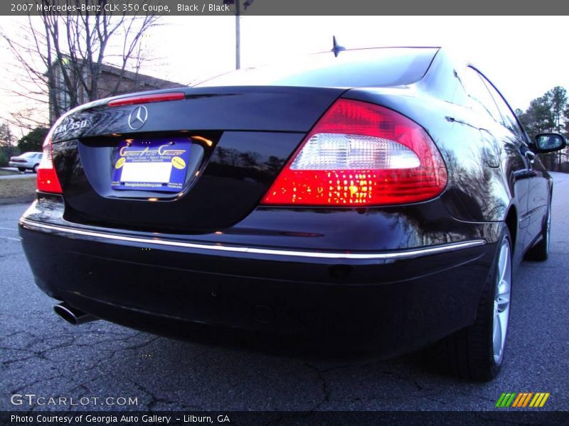 Black / Black 2007 Mercedes-Benz CLK 350 Coupe
