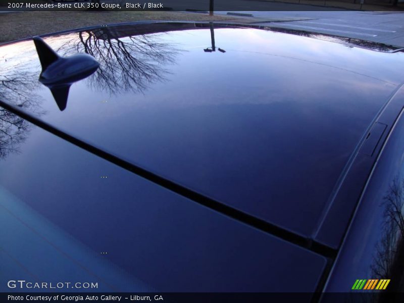 Black / Black 2007 Mercedes-Benz CLK 350 Coupe