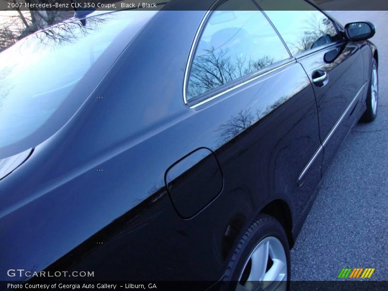 Black / Black 2007 Mercedes-Benz CLK 350 Coupe