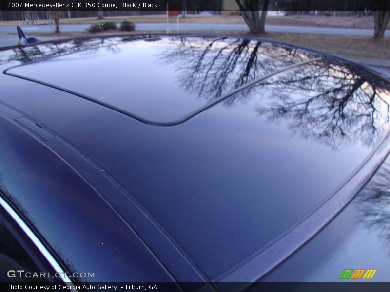Black / Black 2007 Mercedes-Benz CLK 350 Coupe