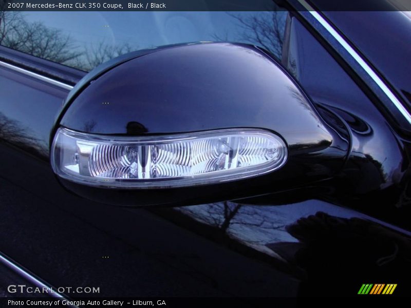 Black / Black 2007 Mercedes-Benz CLK 350 Coupe