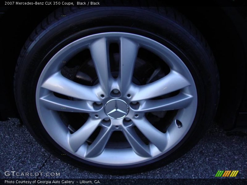 Black / Black 2007 Mercedes-Benz CLK 350 Coupe
