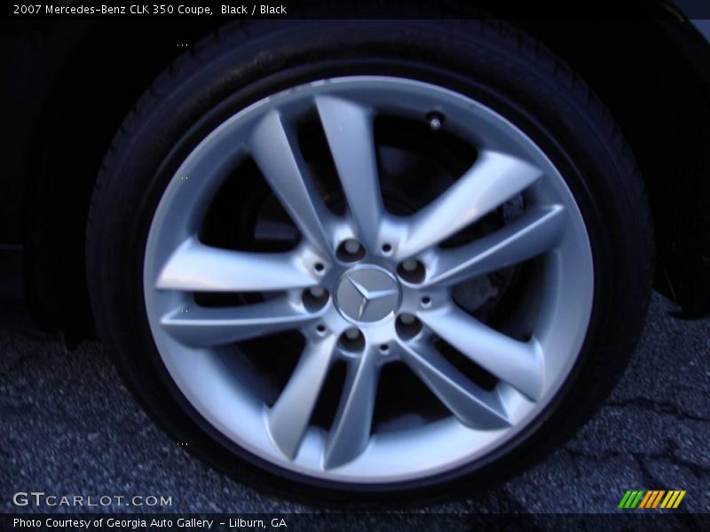 Black / Black 2007 Mercedes-Benz CLK 350 Coupe