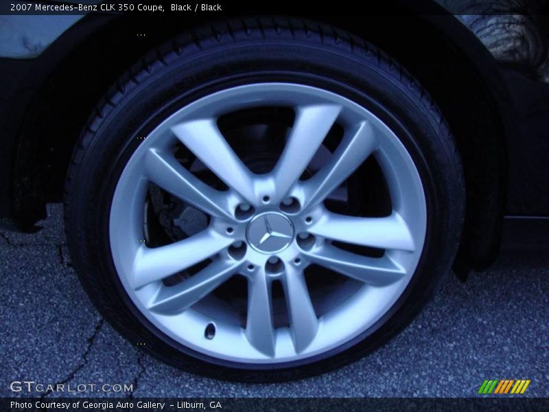 Black / Black 2007 Mercedes-Benz CLK 350 Coupe