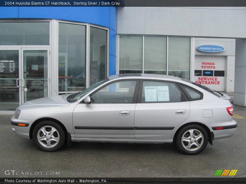 Sterling Silver / Dark Gray 2004 Hyundai Elantra GT Hatchback