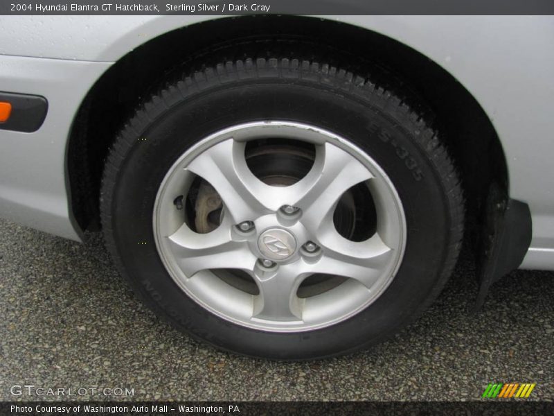 Sterling Silver / Dark Gray 2004 Hyundai Elantra GT Hatchback