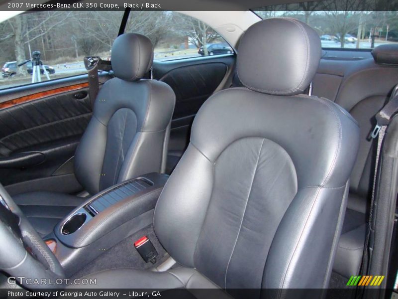 Black / Black 2007 Mercedes-Benz CLK 350 Coupe
