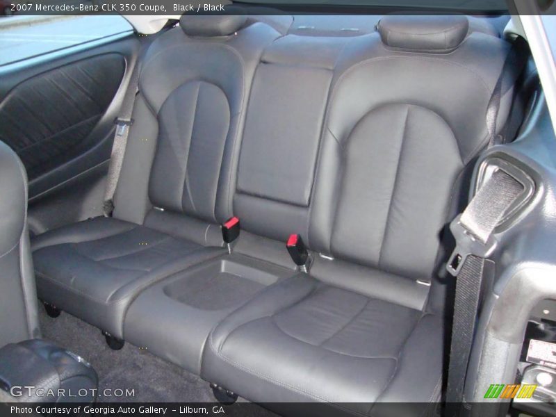 Black / Black 2007 Mercedes-Benz CLK 350 Coupe