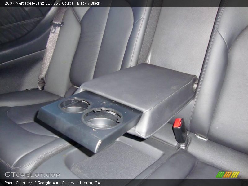 Black / Black 2007 Mercedes-Benz CLK 350 Coupe