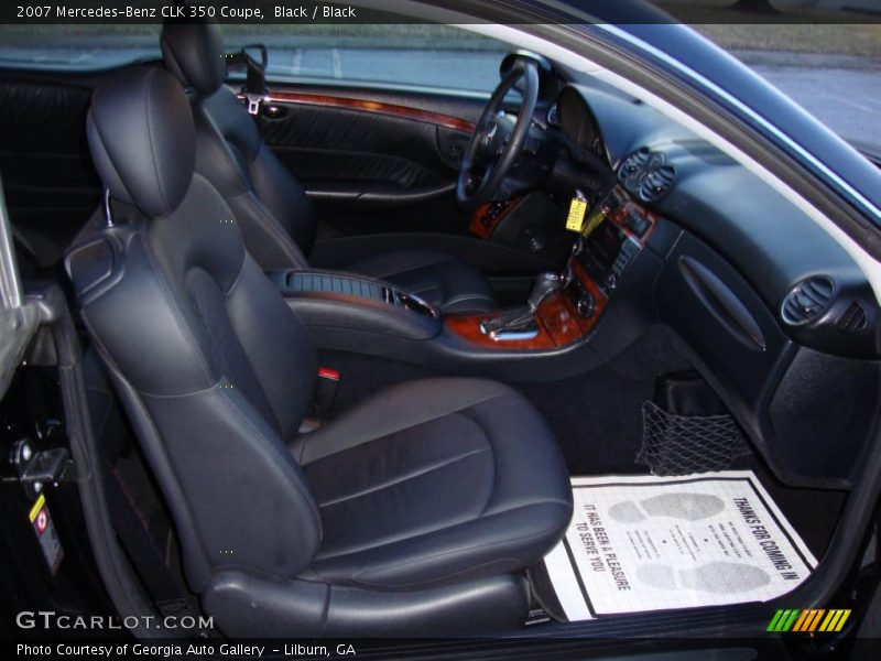 Black / Black 2007 Mercedes-Benz CLK 350 Coupe