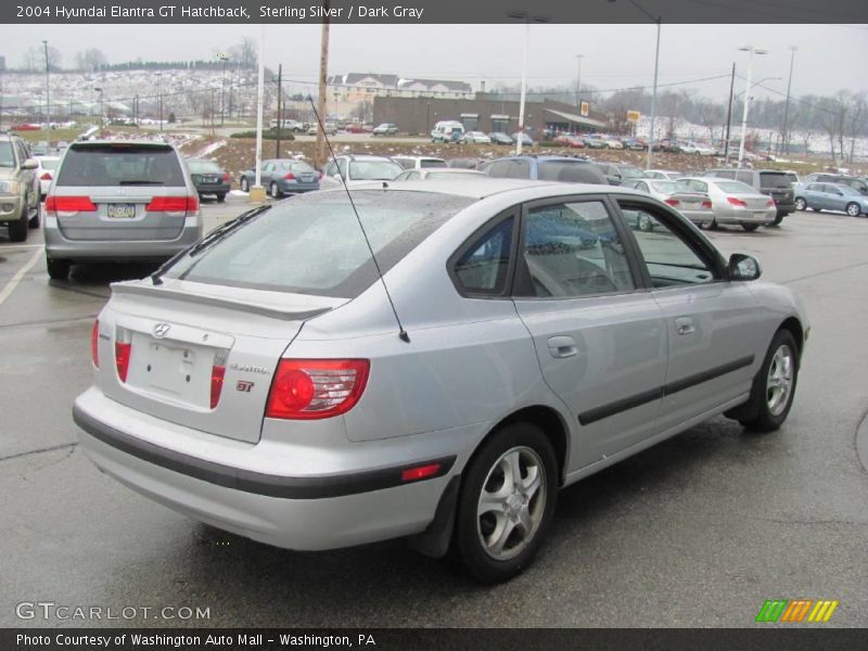 Sterling Silver / Dark Gray 2004 Hyundai Elantra GT Hatchback