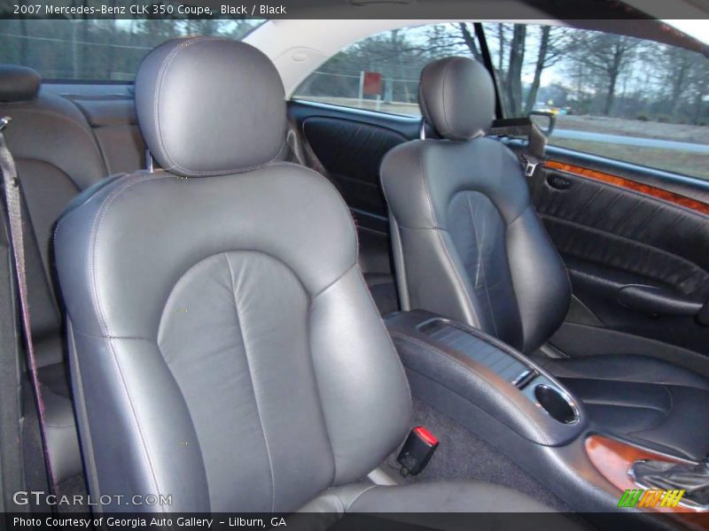 Black / Black 2007 Mercedes-Benz CLK 350 Coupe
