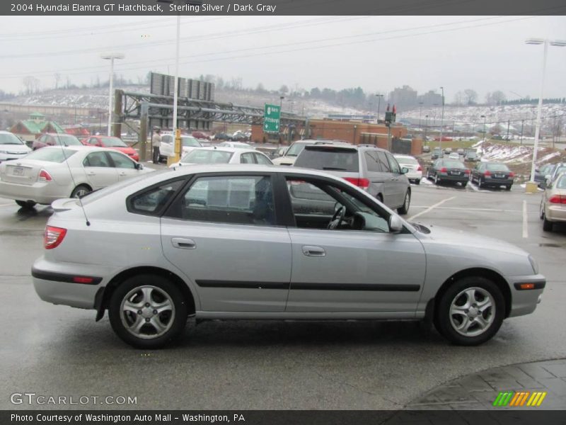 Sterling Silver / Dark Gray 2004 Hyundai Elantra GT Hatchback